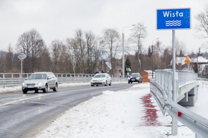 Wyremontowana droga w Wiśle/fot. Tomasz Żak UMWS